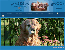 Tablet Screenshot of majestygolden.com